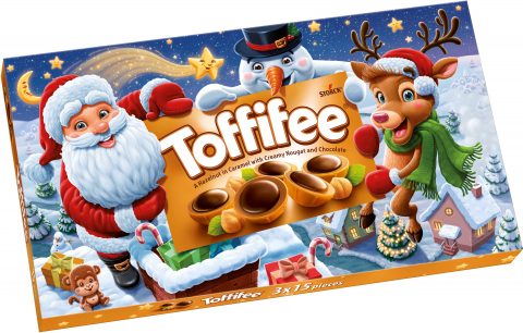 Toffifee 3-pk Jul 375 g