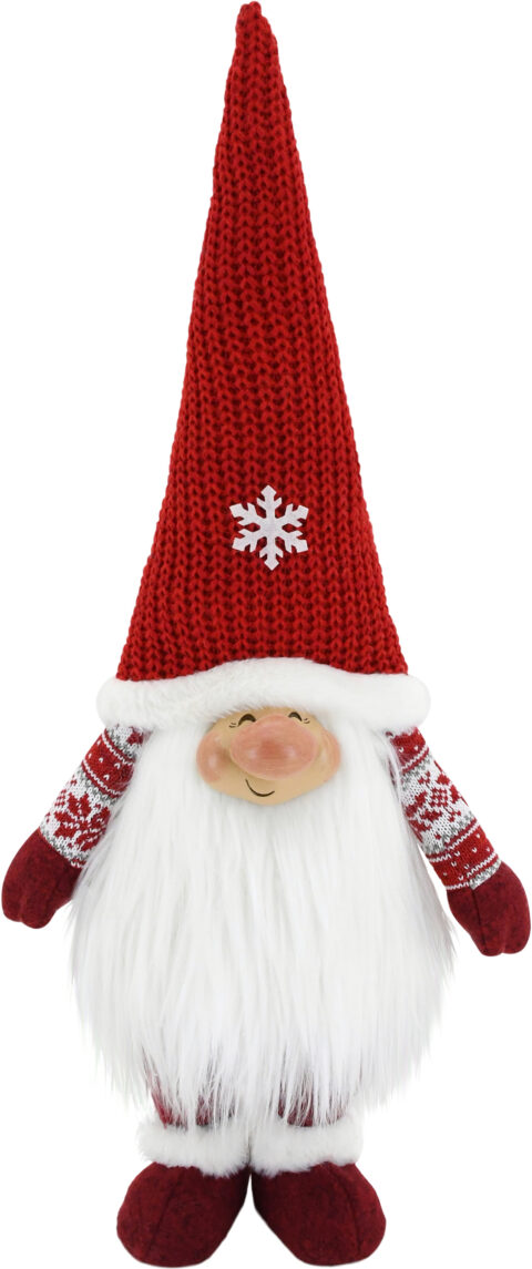 Nisse 68 cm mann rød tekstil