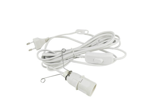Ledning 6,5 m til julestjerne med lampeholder