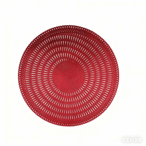 Spisebrikke rød ø 38 cm