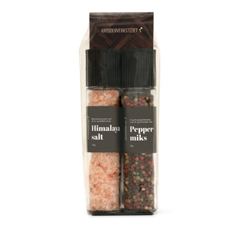Gavesett himalayasalt/peppermiks 180 g Krydderverkstedet
