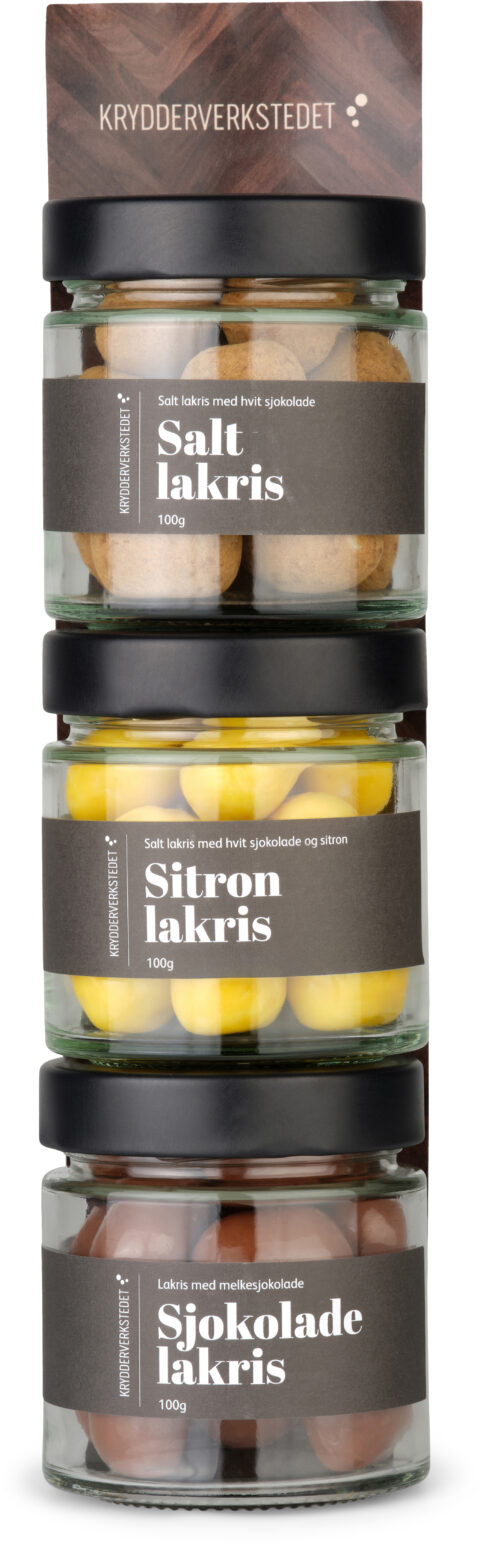 Lakristårn 3×100 g Krydderverkstedet
