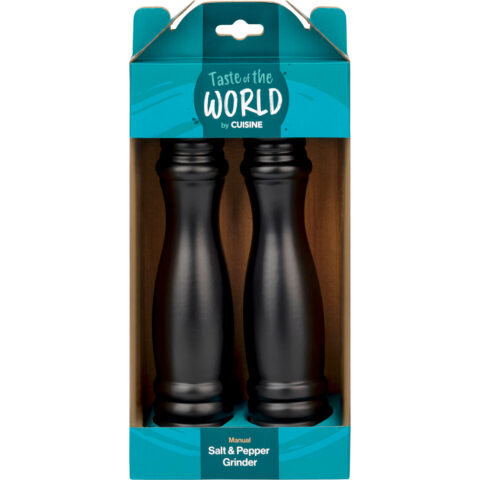 Salt og pepperkvern sort 27 cm Taste of the world