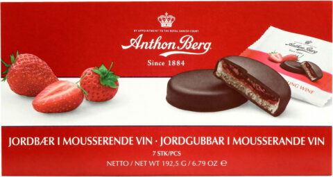 Jordbær i Champagne 193 g Anthon Berg